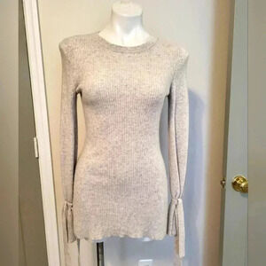 H&M Cashmere Ribbed Tunic Length Soft Sweater(XS)